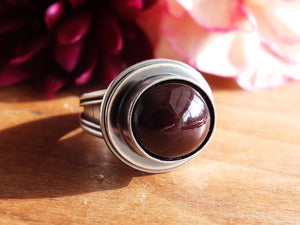 Star Garnet Ring or Pendant (Choose Your Size)