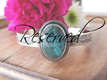 Load image into Gallery viewer, Hubei Turquoise Feather Cuff Bracelet