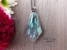 Load image into Gallery viewer, Emerald Rose Variscite Pendant