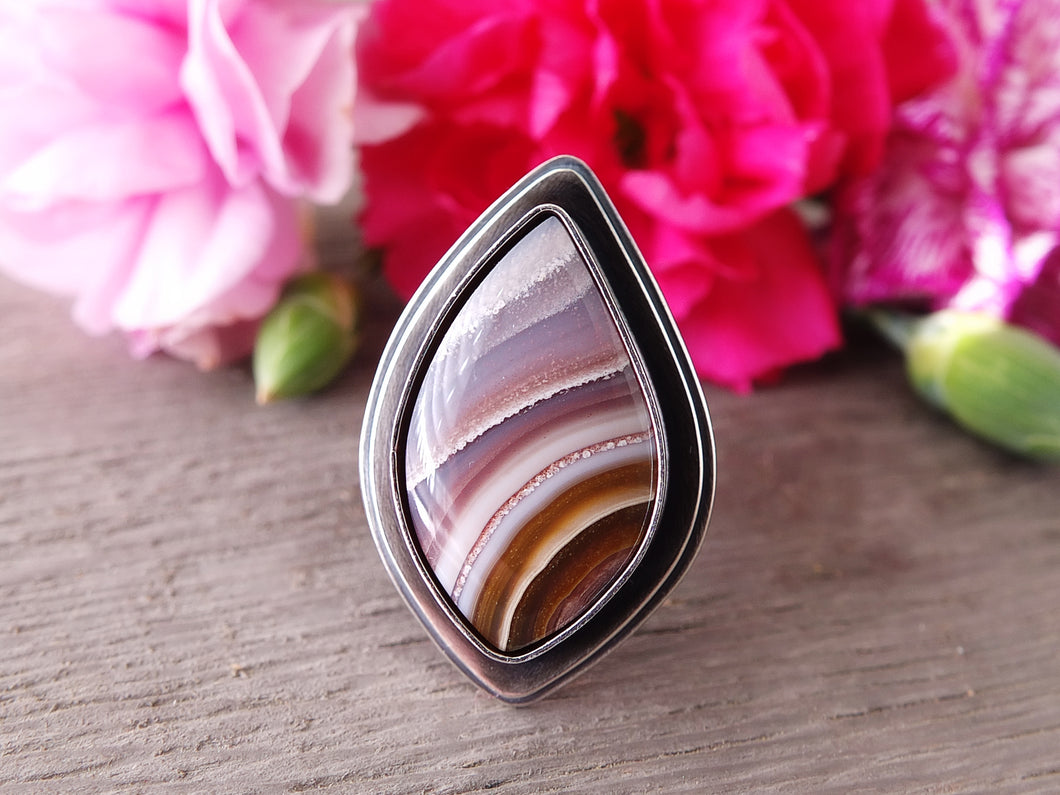 Laguna Agate Ring or Pendant (Choose Your Size)