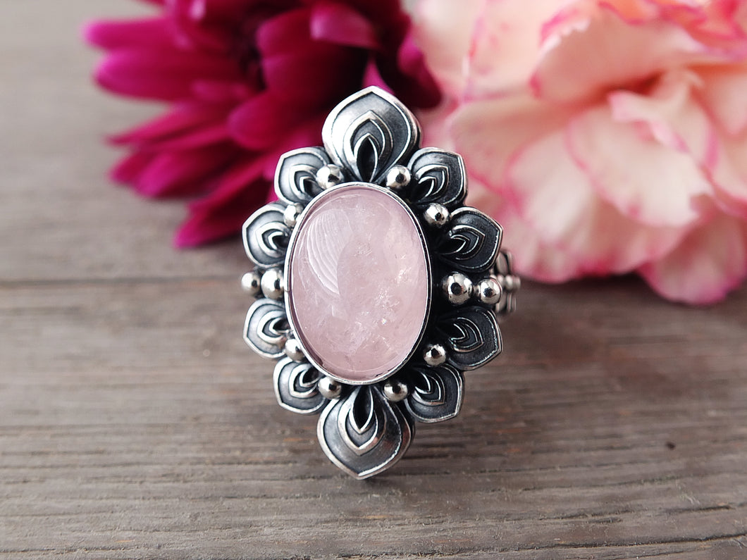 Morganite Ring or Pendant (Choose Your Size)