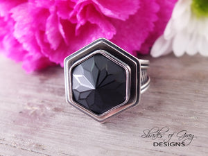 Black Spinel Ring or Pendant (Choose Your Size) (Copy)