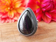 Load image into Gallery viewer, Sugilite and Hematite Ring or Pendant (Choose Your Size)