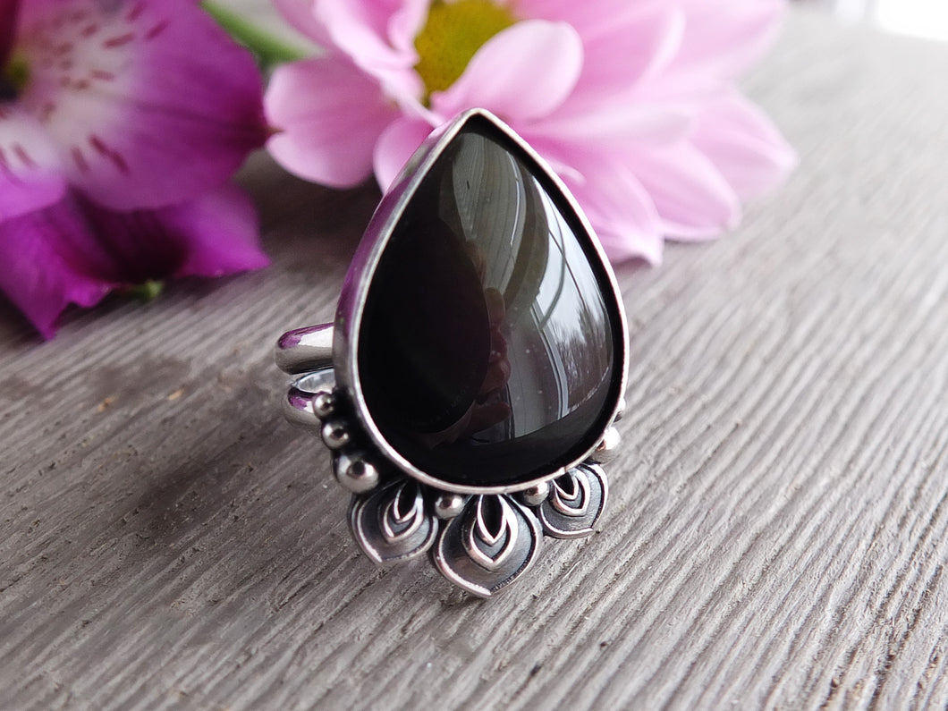 Rainbow Obsidian Ring or Pendant (Choose Your Size)