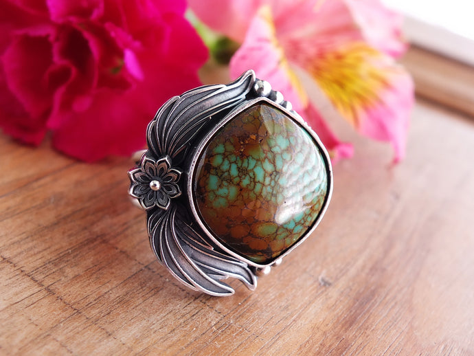 Hubei Turquoise Ring or Pendant (Choose Your Size)