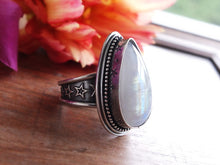 Load image into Gallery viewer, Rainbow Moonstone Ring or Pendant (Choose Your Size)