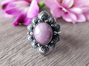 Rose Cut Pink Sapphire Ring or Pendant (Choose Your Size)