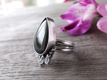 Load image into Gallery viewer, Rainbow Obsidian Ring or Pendant (Choose Your Size)