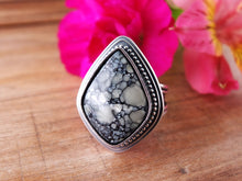 Load image into Gallery viewer, Luna Oscura (Dark Moon Stone) Ring or Pendant (Choose Your Size)