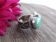 Load image into Gallery viewer, Chrysoprase Heart Ring or Pendant (Choose Your Size)