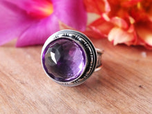 Load image into Gallery viewer, Faceted Amethyst Ring or Pendant (Choose Your Size)