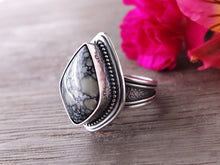 Load image into Gallery viewer, Luna Oscura (Dark Moon Stone) Ring or Pendant (Choose Your Size)