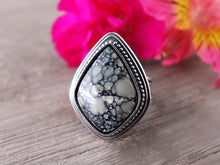 Load image into Gallery viewer, Luna Oscura (Dark Moon Stone) Ring or Pendant (Choose Your Size)