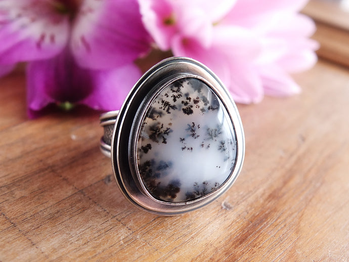 Dendritic Opal Ring or Pendant (Choose Your Size)
