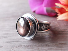 Load image into Gallery viewer, Chocolate Sapphire Ring or Pendant (Choose Your Size)