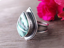 Load image into Gallery viewer, Emerald Rose Variscite Ring or Pendant (Choose Your Size)