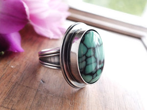 Emerald Rose Variscite Ring or Pendant (Choose Your Size)