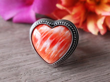 Load image into Gallery viewer, Spiny Oyster Heart Ring or Pendant (Choose Your Size)
