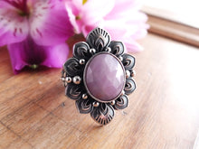 Load image into Gallery viewer, Rose Cut Pink Sapphire Ring or Pendant (Choose Your Size)