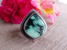 Load image into Gallery viewer, Emerald Rose Variscite Ring or Pendant (Choose Your Size)