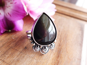 Rainbow Obsidian Ring or Pendant (Choose Your Size)