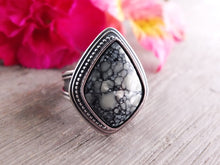 Load image into Gallery viewer, Luna Oscura (Dark Moon Stone) Ring or Pendant (Choose Your Size)
