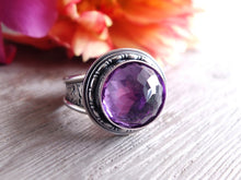 Load image into Gallery viewer, Faceted Amethyst Ring or Pendant (Choose Your Size)