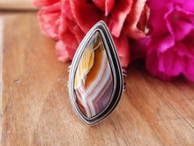 Load image into Gallery viewer, RESERVED: Laguna Agate Ring or Pendant (Choose Your Size)