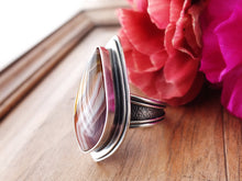 Load image into Gallery viewer, RESERVED: Laguna Agate Ring or Pendant (Choose Your Size)