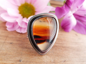 Montana Agate Ring or Pendant (Choose Your Size)