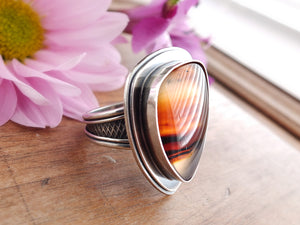 Montana Agate Ring or Pendant (Choose Your Size)