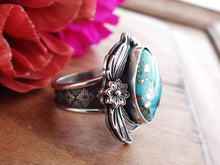 Load image into Gallery viewer, Persian Turquoise w/ Pyrite Ring or Pendant (Choose Your Size)