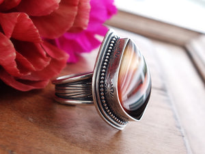 Montana Agate Ring or Pendant (Choose Your Size)