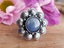 Load image into Gallery viewer, Blue Sapphire Ring or Pendant (Choose Your Size)