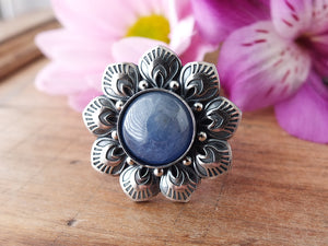 Blue Sapphire Ring or Pendant (Choose Your Size)