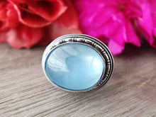 Load image into Gallery viewer, RESERVED: Aquamarine Ring or Pendant (Choose Your Size)