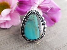 Load image into Gallery viewer, Blue Opalized Petrified Wood Ring or Pendant (Choose Your Size)