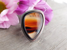 Load image into Gallery viewer, Montana Agate Ring or Pendant (Choose Your Size)