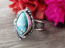 Load image into Gallery viewer, Persian Turquoise w/ Pyrite Ring or Pendant (Choose Your Size)