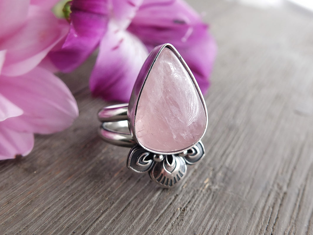 Morganite Ring or Pendant (Choose Your Size)