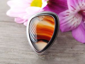 Montana Agate Ring or Pendant (Choose Your Size)