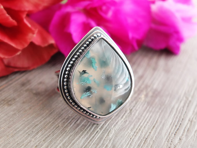 Confetti Chrysocolla Ring or Pendant (Choose Your Size)