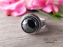 Load image into Gallery viewer, Rose Cut Hematite Ring or Pendant (Choose Your Size)