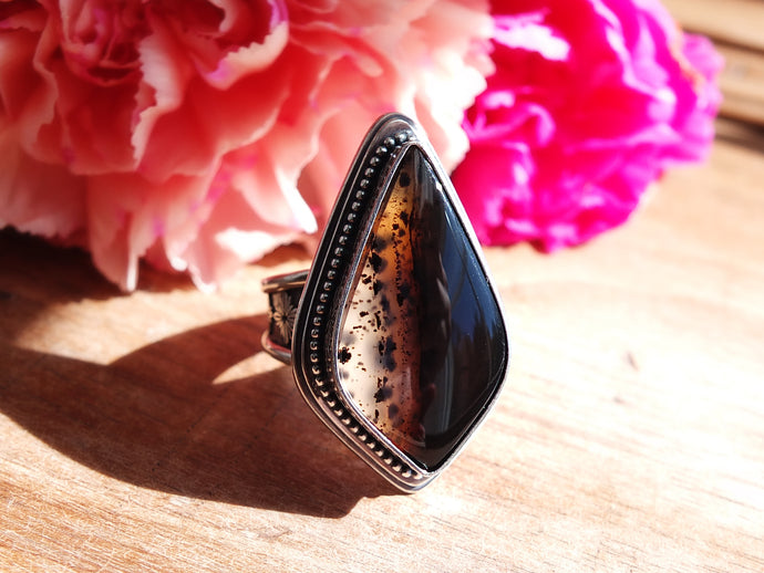 Montana Agate Ring or Pendant (Choose Your Size)
