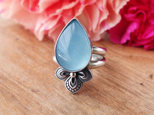 Aquamarine Ring or Pendant (Choose Your Size)