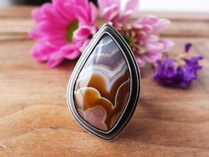 Laguna Agate Ring or Pendant (Choose Your Size)