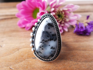 Dendritic Opal Ring or Pendant (Choose Your Size)