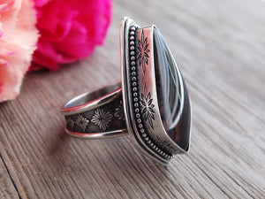 Montana Agate Ring or Pendant (Choose Your Size)