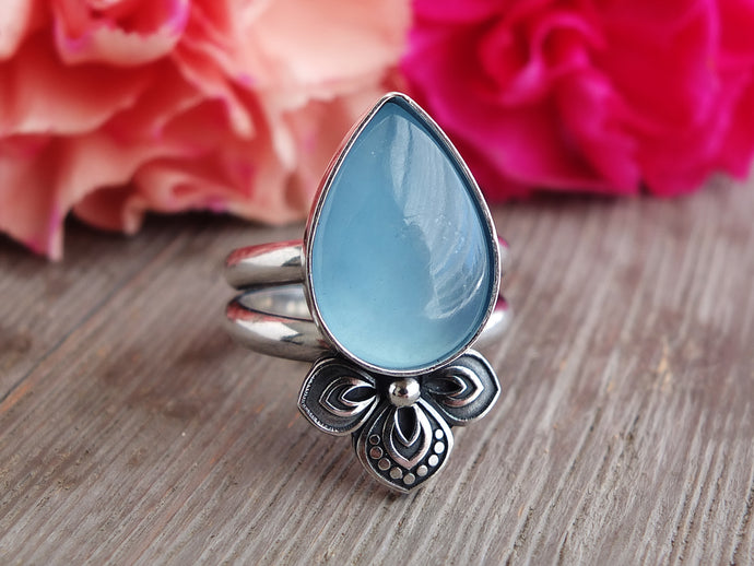 Aquamarine Ring or Pendant (Choose Your Size)