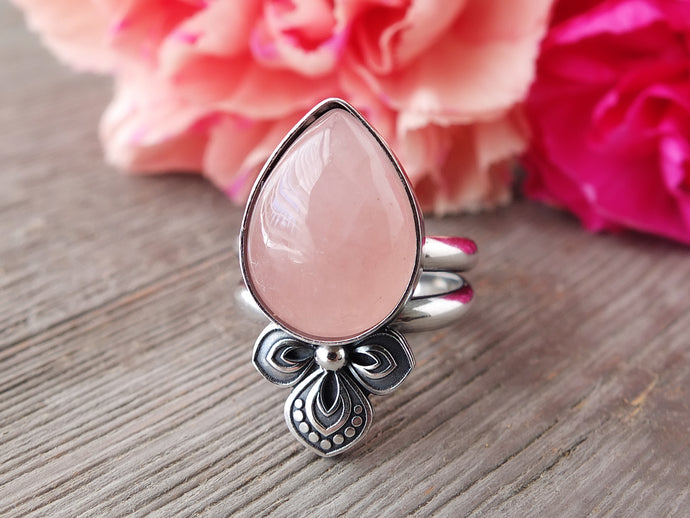 Morganite Ring or Pendant (Choose Your Size)